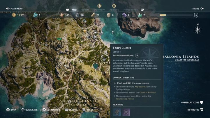 Go to the abandoned house - AC Odyssey: An Eye for an Eye - Main Storyline - Assassins Creed Odyssey Guide