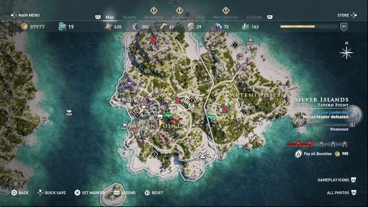 How to start: Speak with the man - AC Odyssey: Silver Islands, Side Quests - Side Quests - Assassins Creed Odyssey Guide