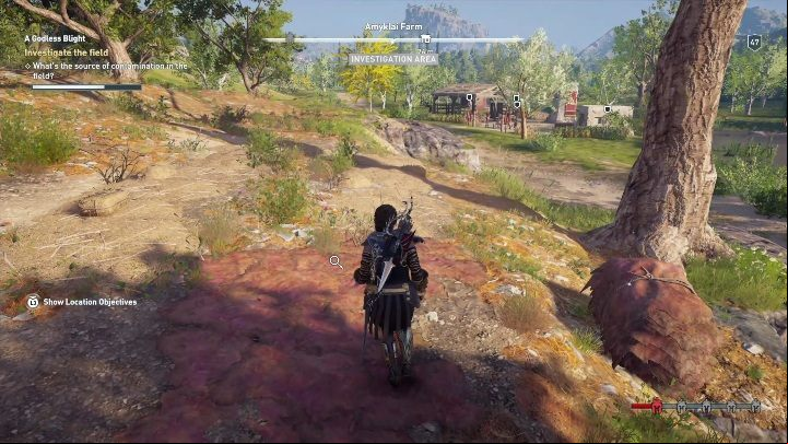Give the collected mint to the woman - AC Odyssey: Lakonia, Side Quests - Side Quests - Assassins Creed Odyssey Guide