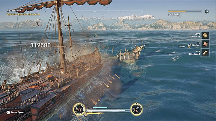 You can already go to the open waters and start hunting for other ships - AC Odyssey: Wrath of the Amazons Trophy - Trophy Guide - Assassins Creed Odyssey Guide