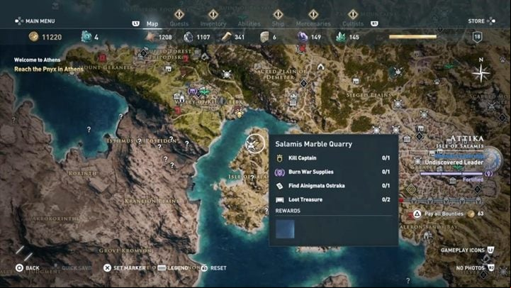 8 - AC Odyssey: Ainigmata Ostraka in Attika - Ainigmata Ostraka - Assassins Creed Odyssey Guide