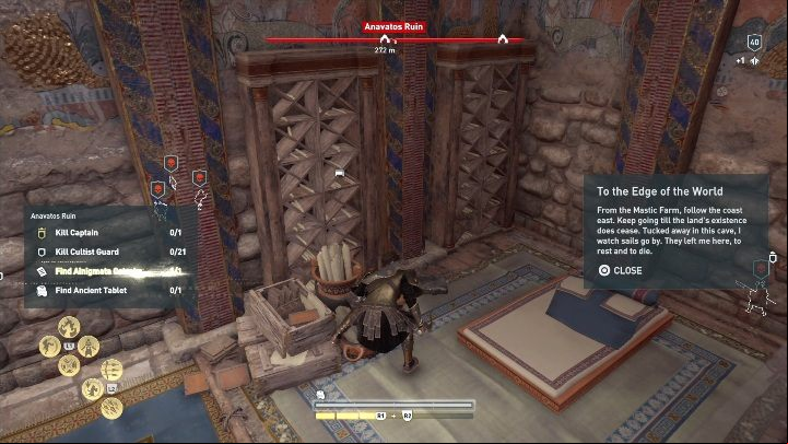 Location of Ainigmata Ostraka: Head for Anavatos Ruin - AC Odyssey: Ainigmata Ostraka on Petrified Islands - Ainigmata Ostraka - Assassins Creed Odyssey Guide