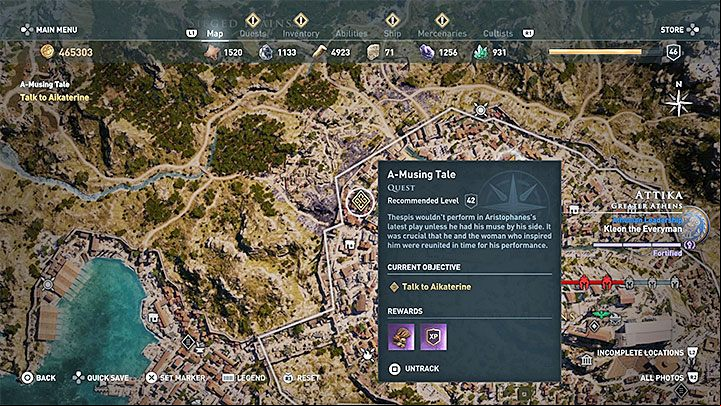 2 - AC Odyssey: Aikaterine - Romance - Romances - Assassins Creed Odyssey Guide