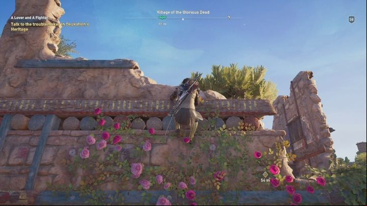 One of the most practical ways to move around the map is climbing - AC Odyssey Fate of Atlantis: How to move on the map? - FAQ - Assassins Creed Odyssey Guide