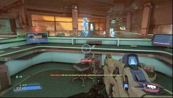 Before seeing the first Gore Nest you will use the to open the door - Doom: All secrets in Advanced Research Complex - Secrets - Doom Game Guide & Walkthrough
