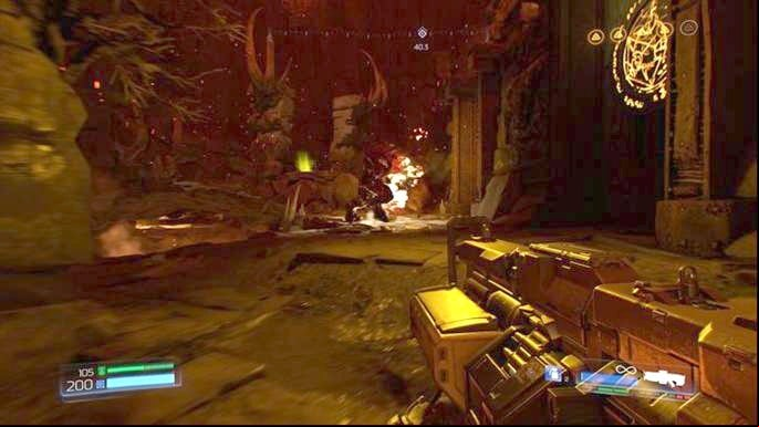 Once you kill enough of them, Mancubuses and a bit later the Barons will appear as well - Doom: Argent DNur Walkthrough - Walkthrough - Doom Game Guide & Walkthrough
