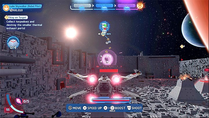 1 - LEGO Skywalker Saga: Stay on Target - walkthrough - Episode 4 - A New Hope - LEGO Skywalker Saga Guide