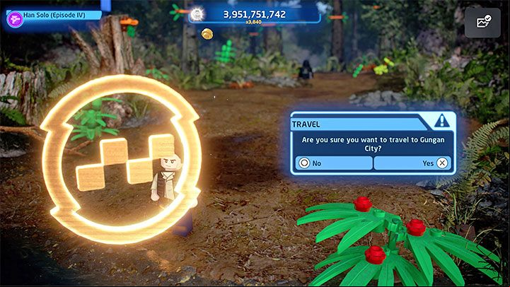 After landing in a location with a lake, you won't find the Wookiee right away - LEGO Skywalker Saga: Wheres the Wookiee? - list of all (part 1) - Challenges - LEGO Skywalker Saga Guide